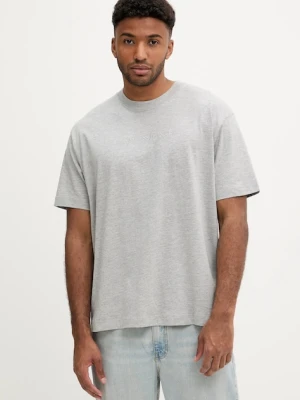 Guess Jeans t-shirt bawełniany męski kolor szary gładki M4YI44 K8FQ4