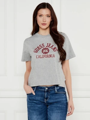 Guess Jeans T-shirt | Cropped Fit szary