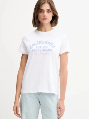 Guess Jeans t-shirt damski kolor biały W5YI23 J1314