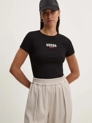 Guess Jeans t-shirt damski kolor czarny W4YI64 KA0H1