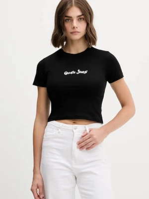 Guess Jeans t-shirt damski kolor czarny W5YI24 J1314