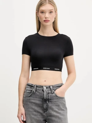 Guess Jeans t-shirt damski kolor czarny W5YZ02 KBBU1