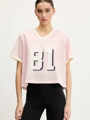 Guess Jeans t-shirt damski kolor różowy W5GI59 KCTE2