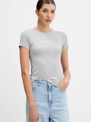 Guess Jeans t-shirt damski kolor szary W5YP37 KA0H1