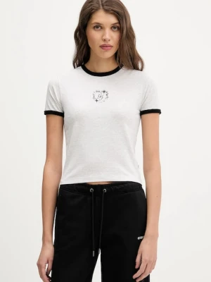 Guess Jeans t-shirt damski kolor szary W6RI16 J1314