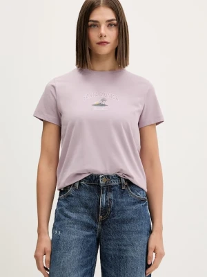Guess Jeans T-shirt damski z bawełną