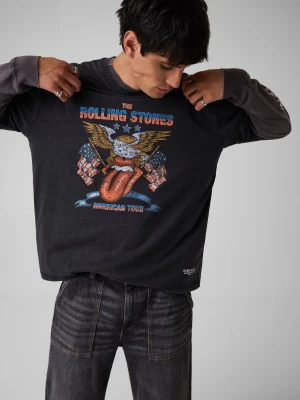 Guess Jeans T-shirt Eagle | Guess Jeans x The Rolling Stones | Oversize fit grafitowy