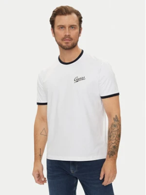 Guess Jeans T-Shirt M4YI43 K8FQ4 Biały Regular Fit