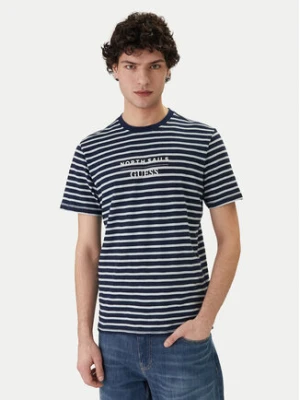 Guess Jeans T-Shirt M6GI47 K3499 Niebieski Regular Fit
