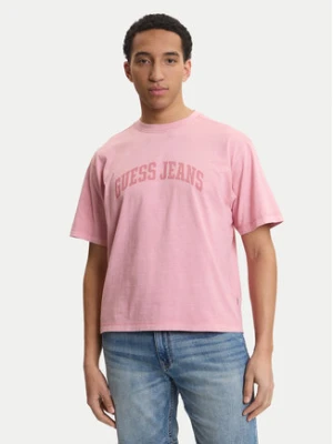 Guess Jeans T-Shirt M6GIB6 K8FQ4 Różowy Regular Fit