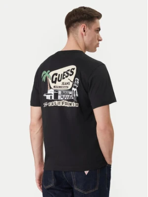 Guess Jeans T-Shirt M6GIC0 K8HM0 Czarny Regular Fit