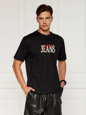 Guess Jeans T-shirt | Oversize fit czarny