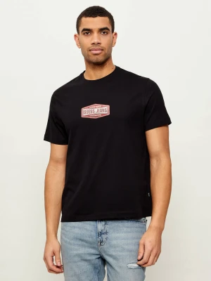 Guess Jeans T-shirt | Regular Fit czarny