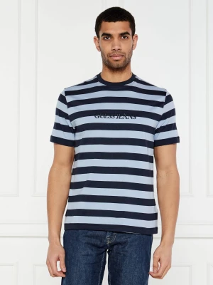 Guess Jeans T-shirt | Regular Fit granatowy