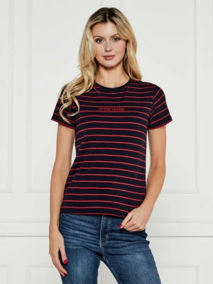 Guess Jeans T-shirt | Regular Fit granatowy