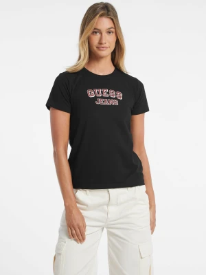 Guess Jeans T-shirt | Regular Fit czarny
