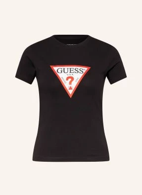 Guess Jeans T-Shirt schwarz