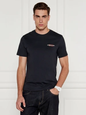 Guess Jeans T-shirt | Slim Fit granatowy