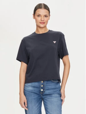 Guess Jeans T-Shirt W4YI05 K8HM0 Granatowy Regular Fit