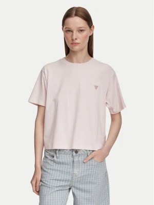 Guess Jeans T-Shirt W4YI05 K8HM0 Różowy jasny Boxy Fit