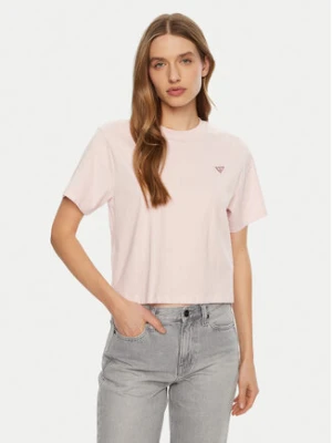 Guess Jeans T-Shirt W4YI05 K8HM0 Różowy Regular Fit