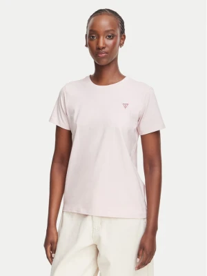 Guess Jeans T-Shirt W4YI10 J1314 Różowy jasny Regular Fit
