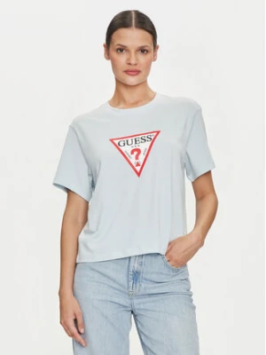 Guess Jeans T-Shirt W4YI73 K8HM0 Niebieski Regular Fit