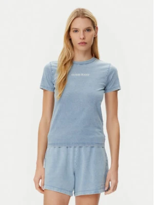 Guess Jeans T-Shirt W5GI41 KCTL1 Niebieski Regular Fit