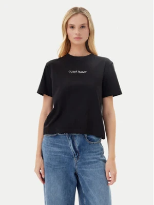 Guess Jeans T-Shirt W5RI4 2K8HM0 Czarny Regular Fit