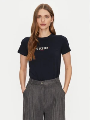 Guess Jeans T-Shirt W5RI54 J1314 Granatowy Regular Fit