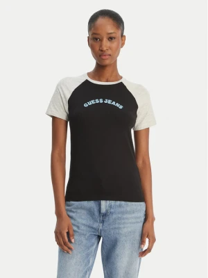 Guess Jeans T-Shirt W6GIB0 J1314 Czarny Regular Fit