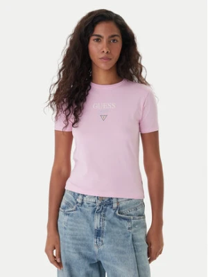Guess Jeans T-Shirt W6RI15 J1314 Różowy Regular Fit