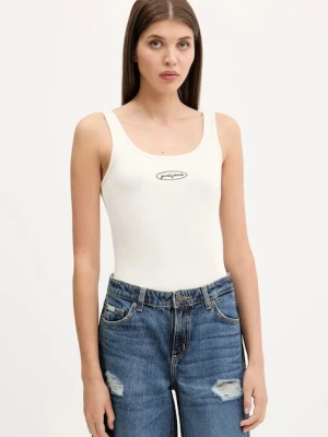 Guess Jeans top kolor beżowy W5YP35 KA0H1