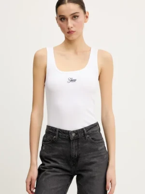 Guess Jeans top kolor biały W5GP26 KA0H1