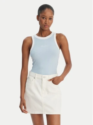 Guess Jeans Top W6GPZ8 KF641 Błękitny Slim Fit