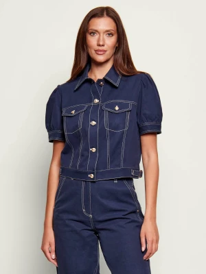 GUESS Jeansowa koszula CORELINE | Cropped Fit