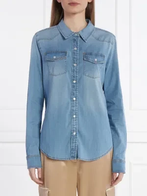 GUESS Jeansowa koszula | Slim Fit