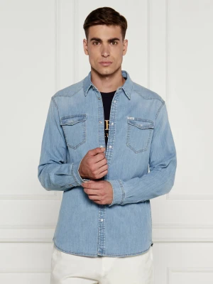 GUESS Jeansowa koszula | Slim Fit