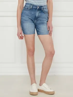 GUESS Jeansowe szorty 80S PEDAL | Regular Fit