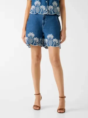 GUESS Jeansowe szorty PILAR | Relaxed fit