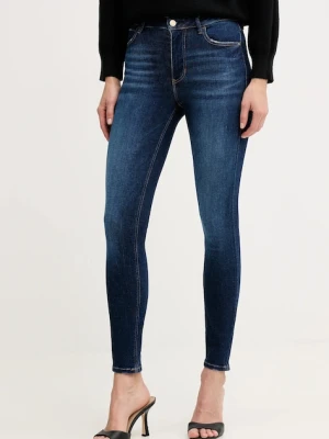 Guess jeansy 1981 damskie kolor granatowy W2YA46 D4Q03