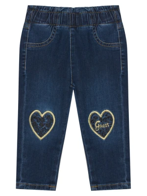 Guess Jeansy A6BA01 D2199 Granatowy Regular Fit