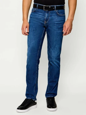 GUESS Jeansy Angels | Slim Fit | z dodatkiem lnu