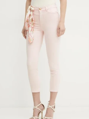 Zdjęcie produktu Guess jeansy CAPRI damskie kolor różowy W5GA91 W93CM