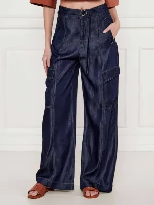 GUESS Jeansy cargo AGATHA | Relaxed fit