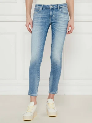 GUESS Jeansy Curve X | Skinny fit niebieski