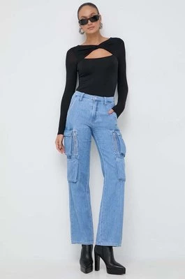 Guess jeansy KORI damskie high waist W4RA97 D58L1