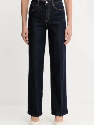 Guess jeansy damskie kolor granatowy W5YA1A D5PW1