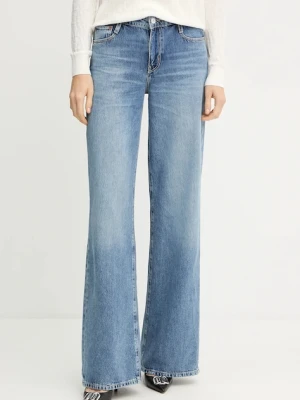 Guess jeansy damskie kolor niebieski W5YA96 D5QKB