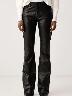 Guess jeansy flare damskie SEXY FLARE czarny